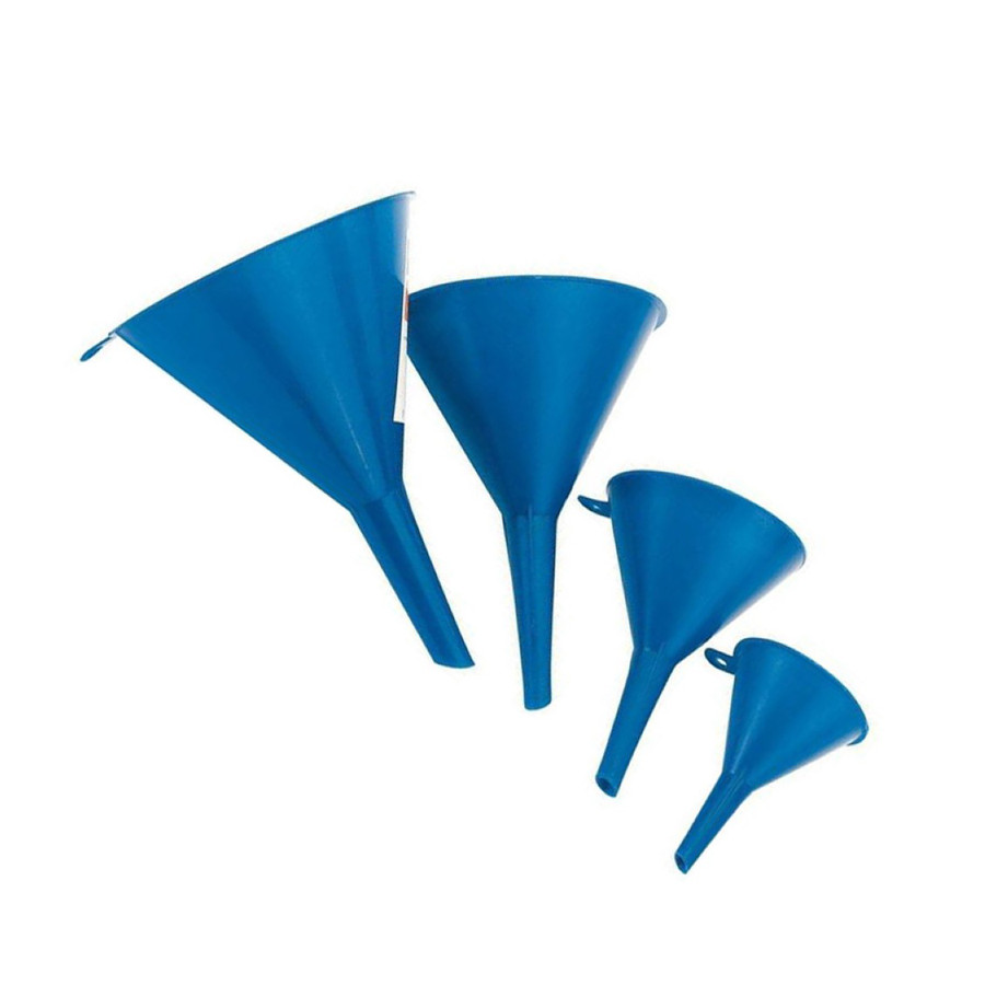 Juego de embudos azules