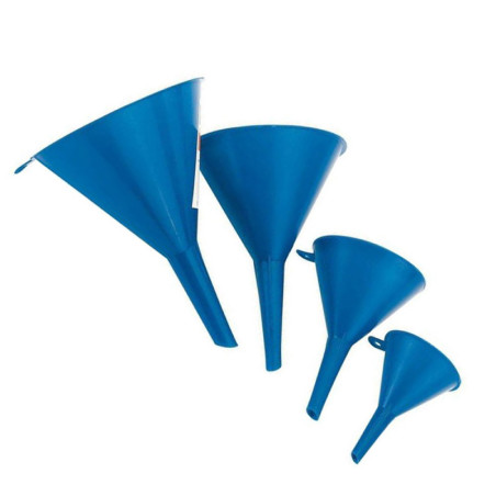 Juego de embudos azules