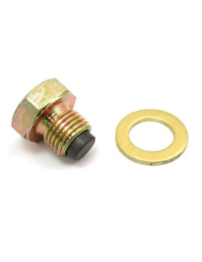 Tornillo magnético vaciado de aceite M12x1.50mm 15mm Aluminio