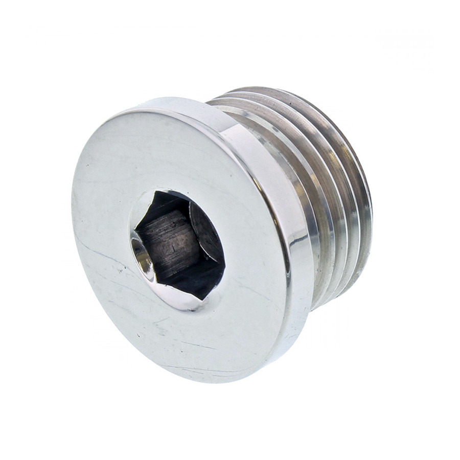 Tornillo magnético vaciado de aceite M12x1.50mm 15mm Aluminio Negro