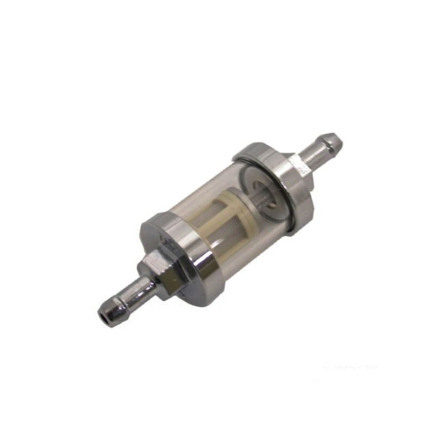 Filtro de combustible 6 mm cromado JMP