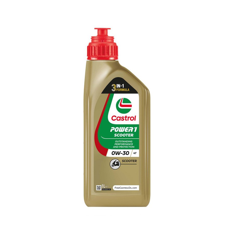 Aceite Castrol 0W30 4T Power1 Scooter 1L