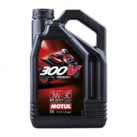 Aceite Motul 300V 0W30 Racing Kit 2376H 4L