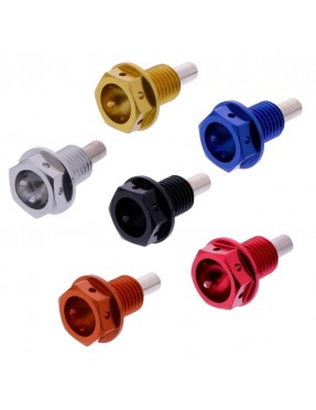 Tornillo magnético vaciado de aceite M12x1.50mm 15mm Aluminio