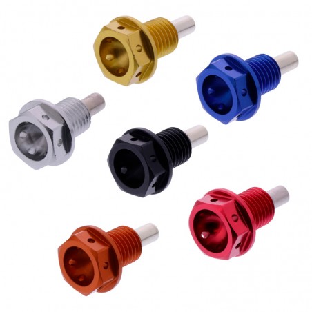 Tornillo magnetico vaciado de aceite M14x1.25mm Aluminio