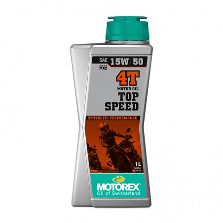 Aceite Motorex Top Speed 15W50 1L